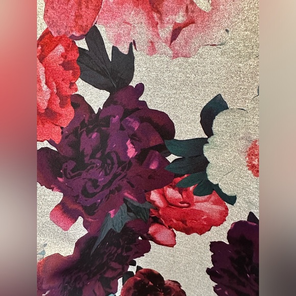 Calvin Klein Floral Fit & Flare Midi Dress Size 10 - Picture 9 of 10